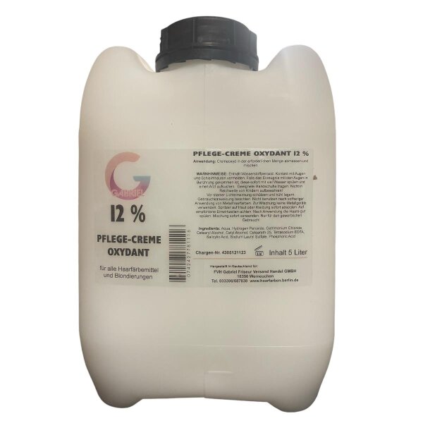 Creme Oxydant  12%  5L