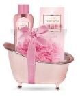 Geschenkset "Powder Rose" in mittlerer Badewanne 3tlg