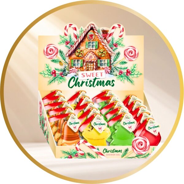 50ml Bade- und Duschgel in X Mas Flasche im Display
