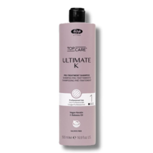 Lisap Ultimate K Pre-Treatment Shampoo Step 1 500 ml.
