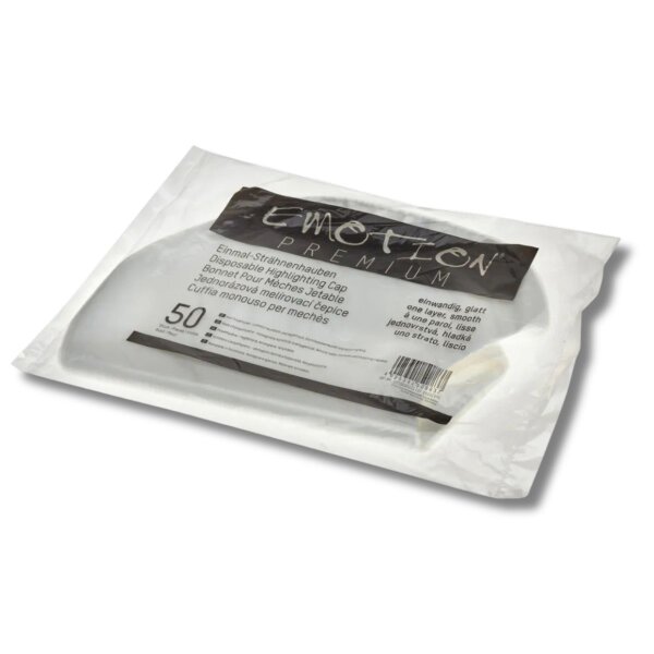 Emotion Einmal-Strähnenhaube gehämmert 50Stk