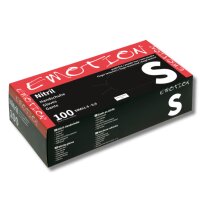 Emotion Nitril Einweg-Handschuhe puderfrei schwarz S 100Stk.