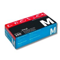 Emotion Vinyl Einweg-Handschuhe puderfrei schwarz M 100Stk.