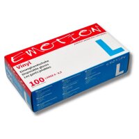 Emotion Vinyl Einweg-Handschuhe puderfrei weiß L...