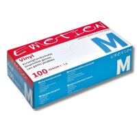 Emotion Vinyl Einweg-Handschuhe puderfrei weiß M...